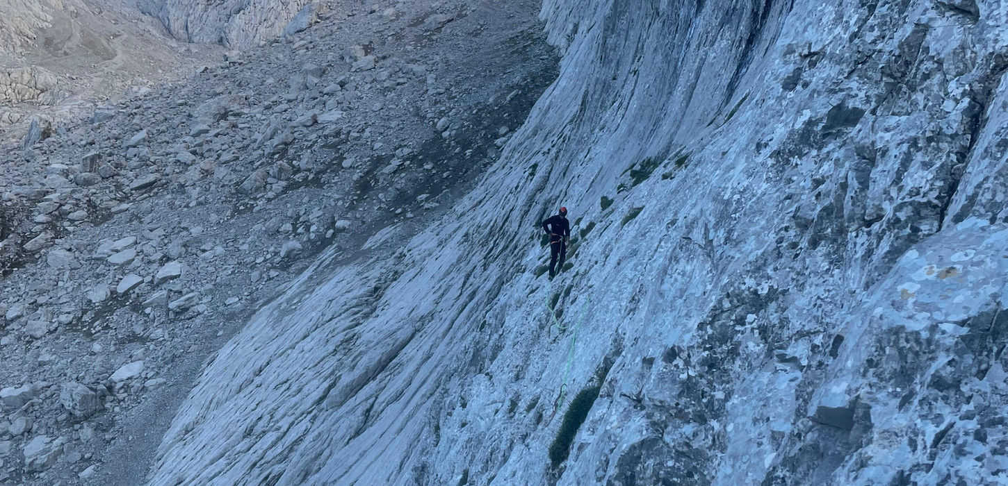 einstiegs Quergang dülfer Ostwand