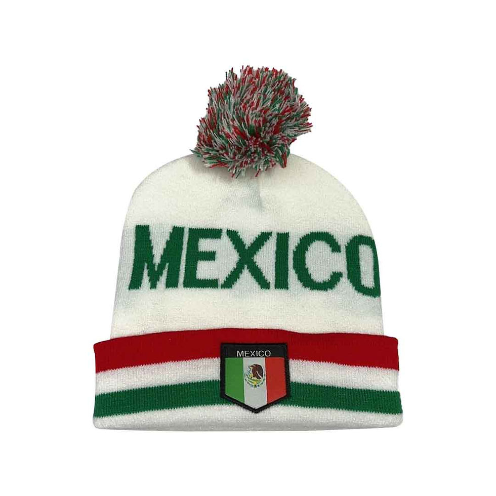 Beanies México, blanco