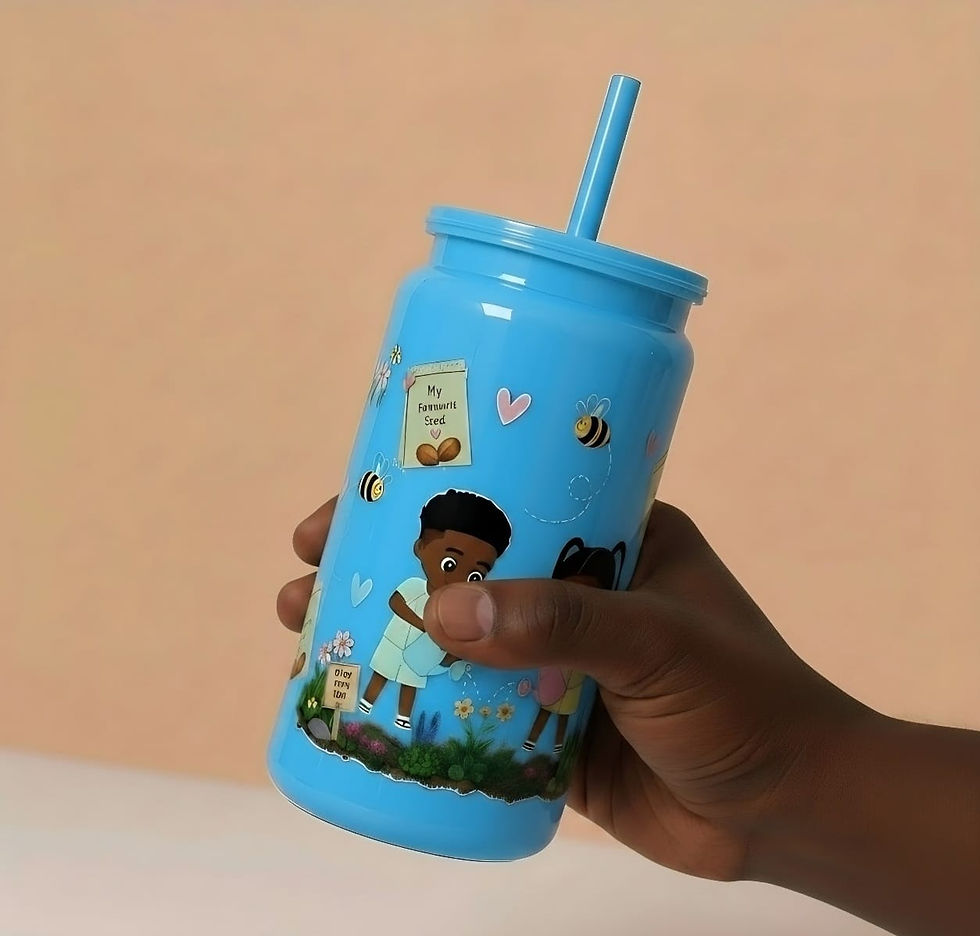 Thumbnail: "My Promise Seed" Kids Glass Tumbler with Straw