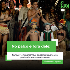 No palco e fora dele: Samuel tem nanismo, e encontrou no teatro pertencimento e autonomia