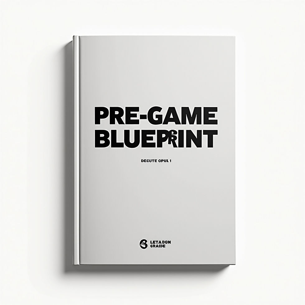Pre-Game Meal Blueprint