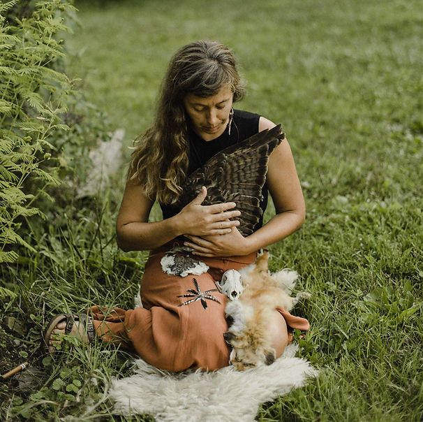 Julie gaia with animal medicine