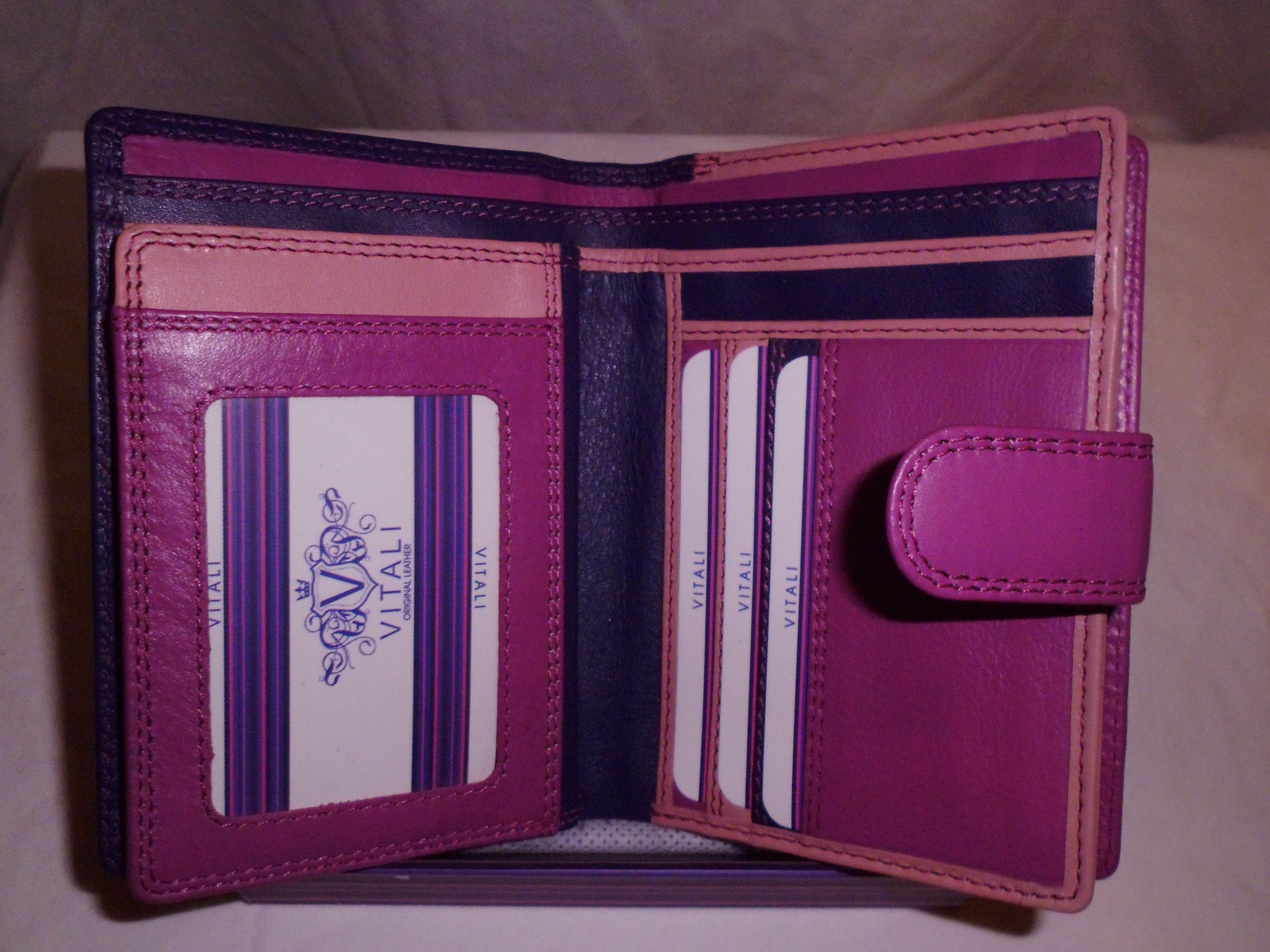 Medium Purple and Pink Purse