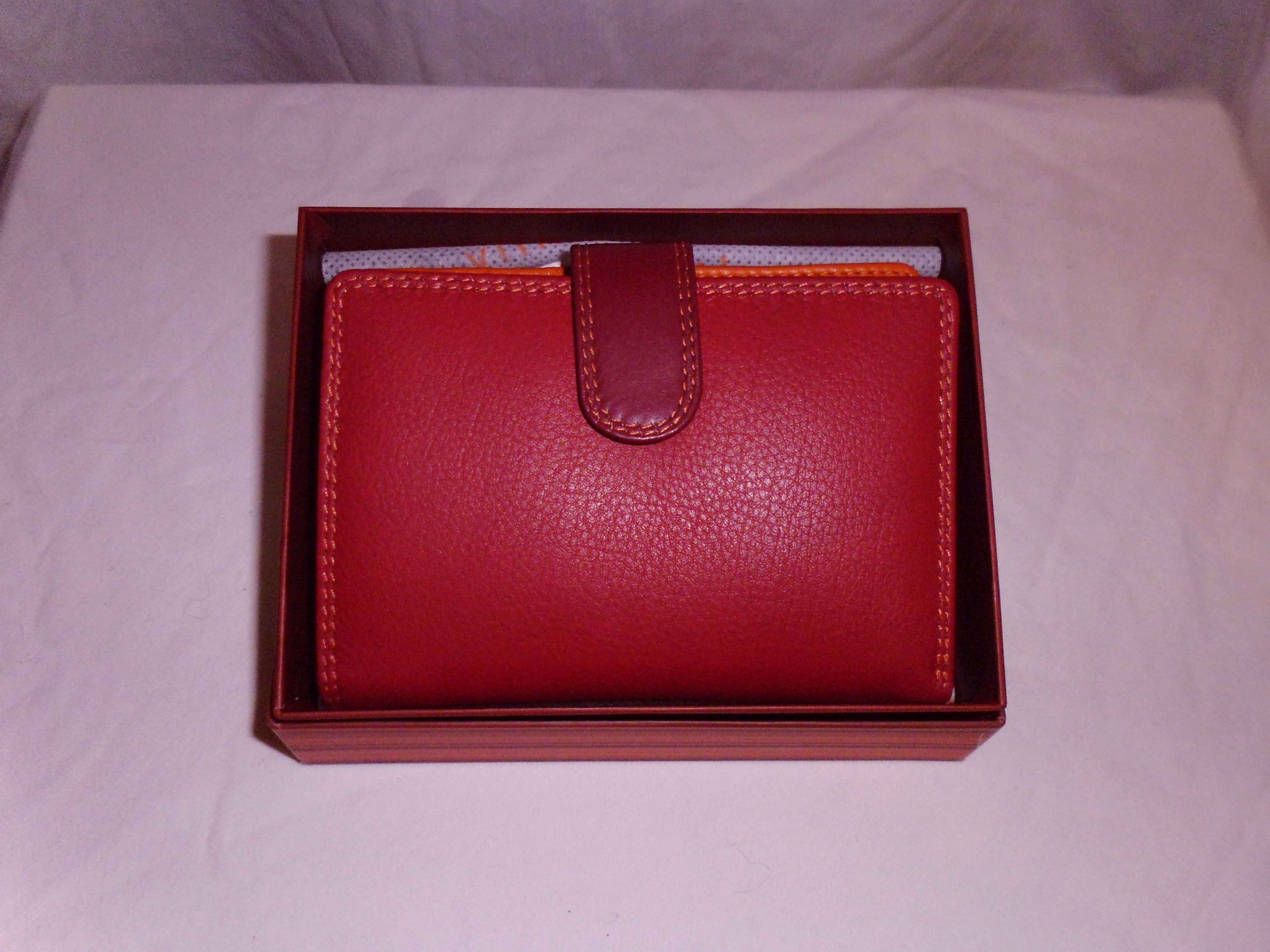 Medium Red and Orange Purse