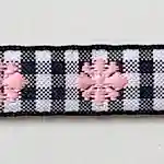 飾り:チェックピンク