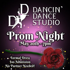 Dancin' Dance Studio Prom Night Party Ad