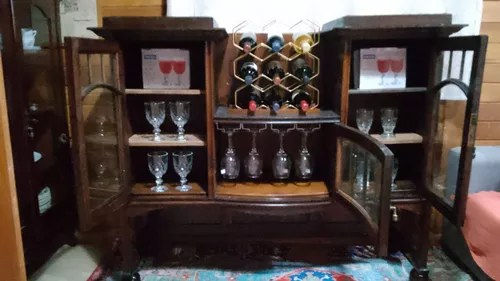 Miniatura: Bar Antigo, Adega Vinhos, Madeira Maciça