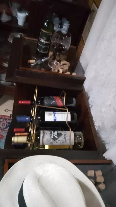 Miniatura: Bar Antigo, Adega Vinhos, Madeira Maciça