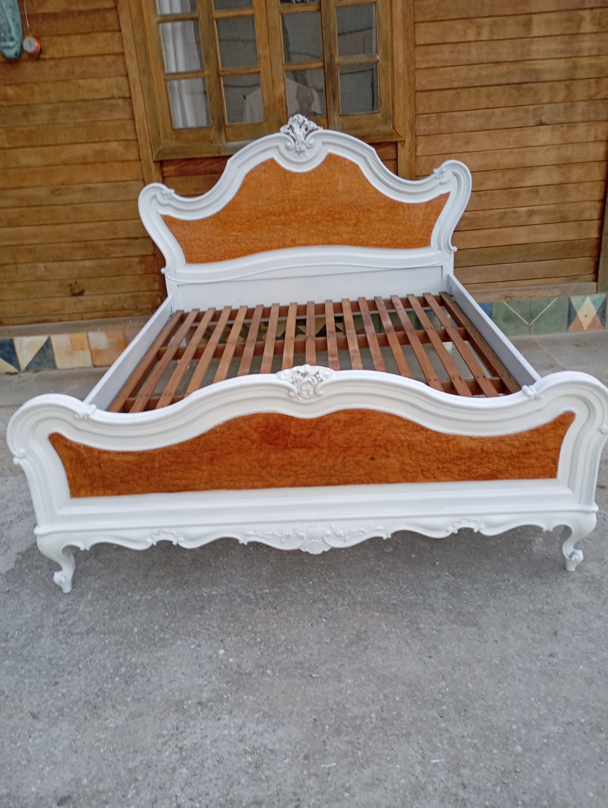 Cama de casal Luis XV