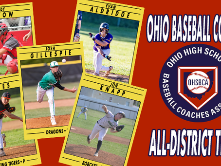 2026 Ohio Baseball Coaches All-District Teams Announced