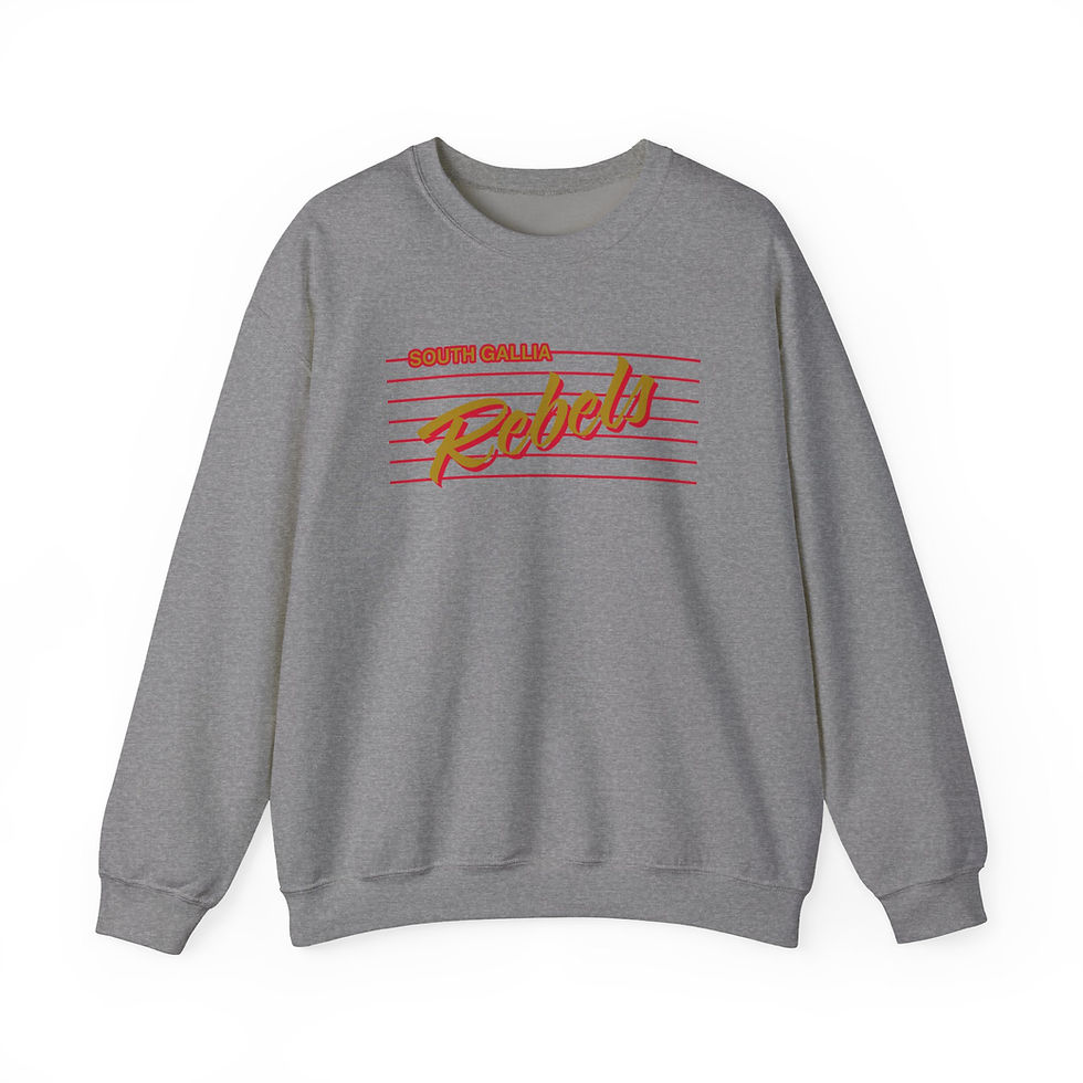 Thumbnail: South Gallia Rebels Script Crewneck Sweatshirt