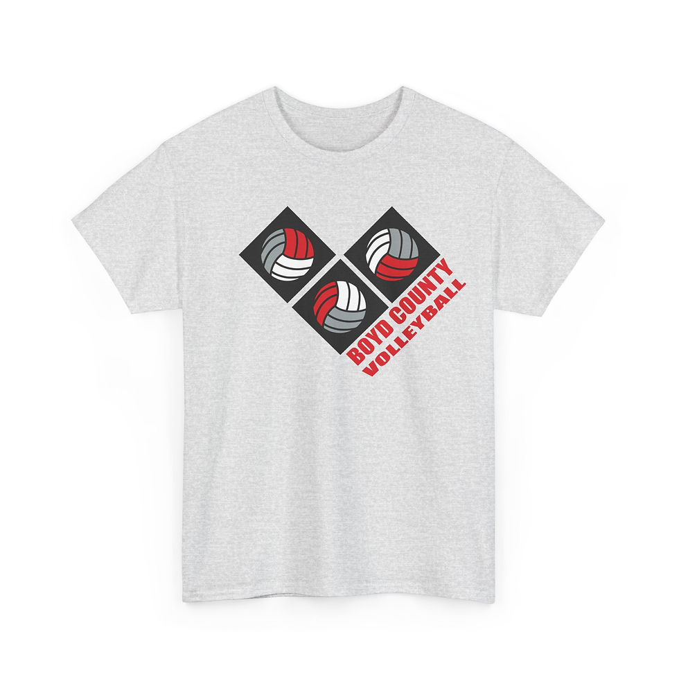 Thumbnail: Boyd County 90's Retro Volleyball Cotton T-Shirt