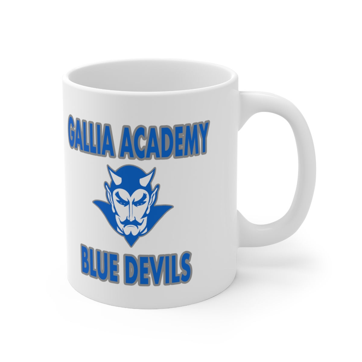 Gallia Academy Blue Devils Ceramic Mug (11oz)