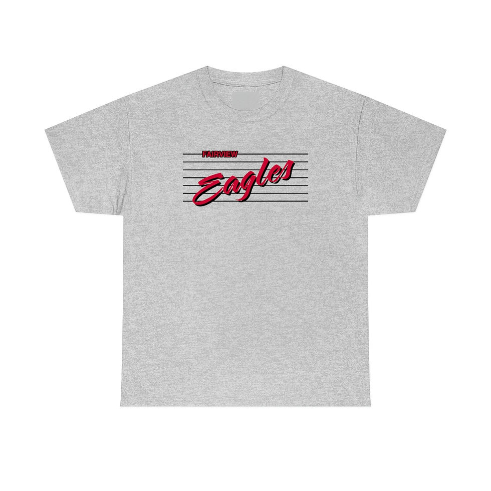 Fairview Eagles Script Cotton T-Shirt