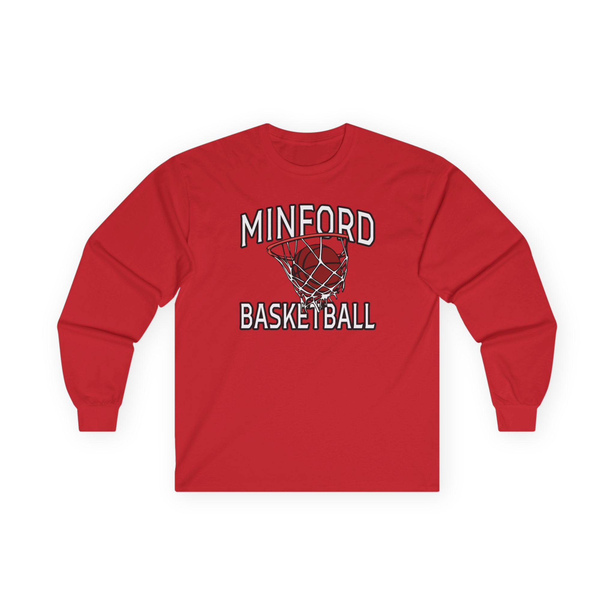 Minford 90's Retro Basketball 2.0 Long Sleeve Tee