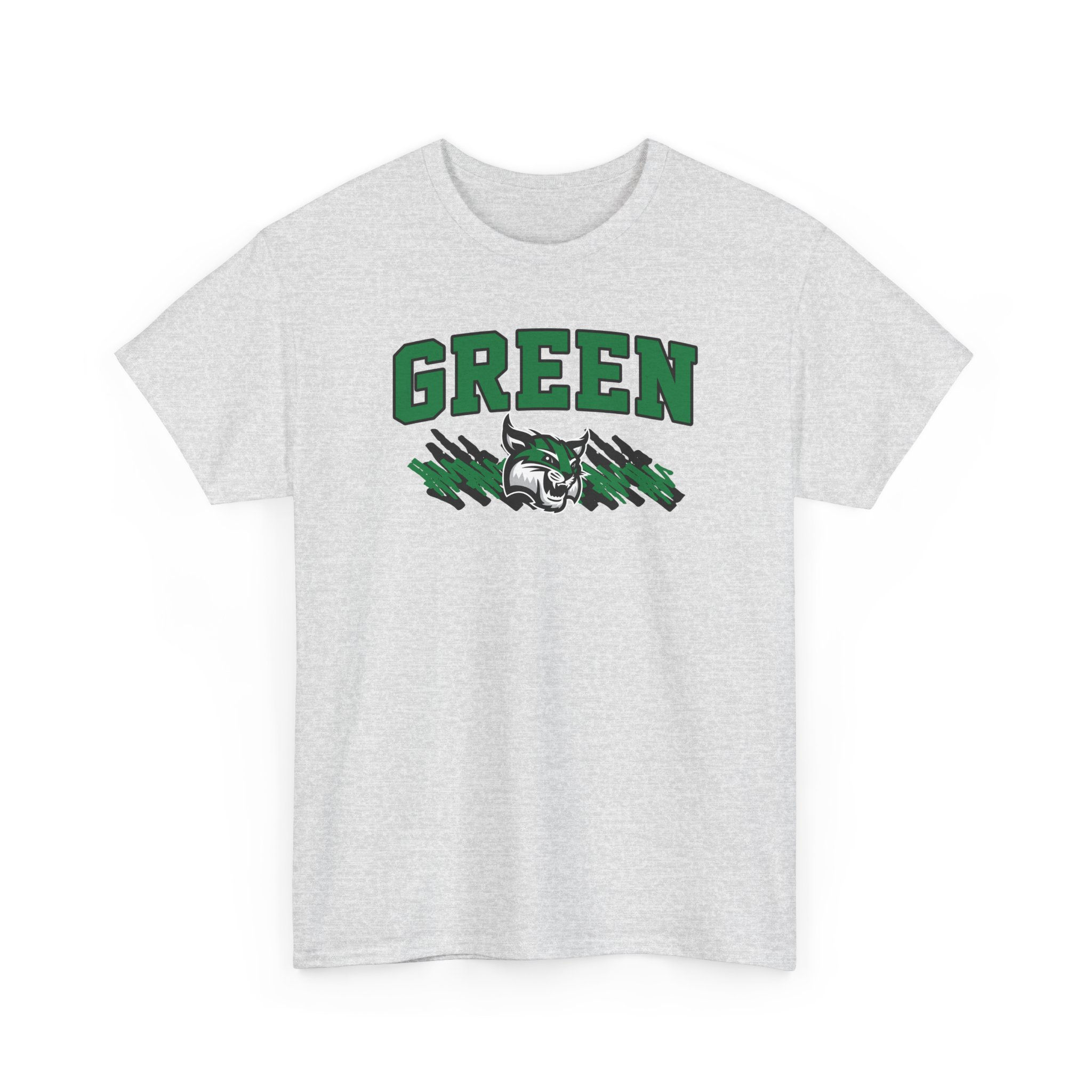Green 90's Wave Cotton T-Shirt