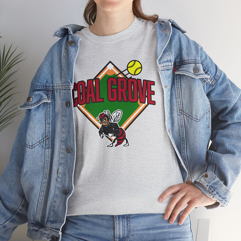 Thumbnail: Coal Grove 90's Softball Diamond Cotton T-Shirt