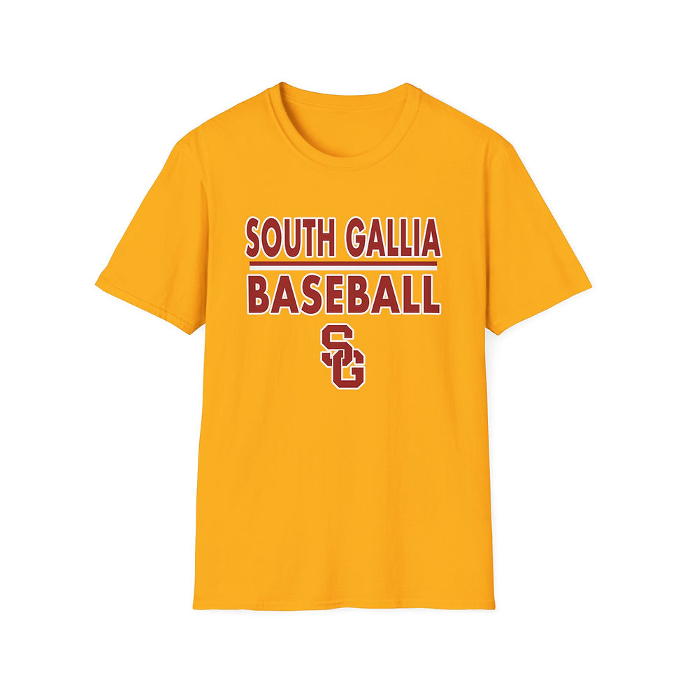 Thumbnail: South Gallia Baseball Softstyle T-Shirt