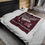 Thumbnail: Ashland (Maroon) 90's Retro Basketball Velveteen Plush Blanket