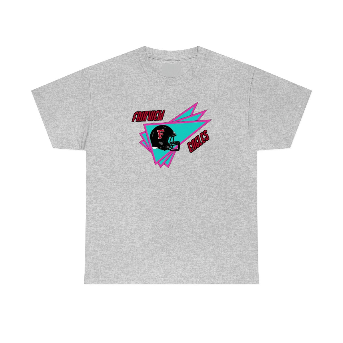Fairview Football 80's Pennant Cotton T-Shirt