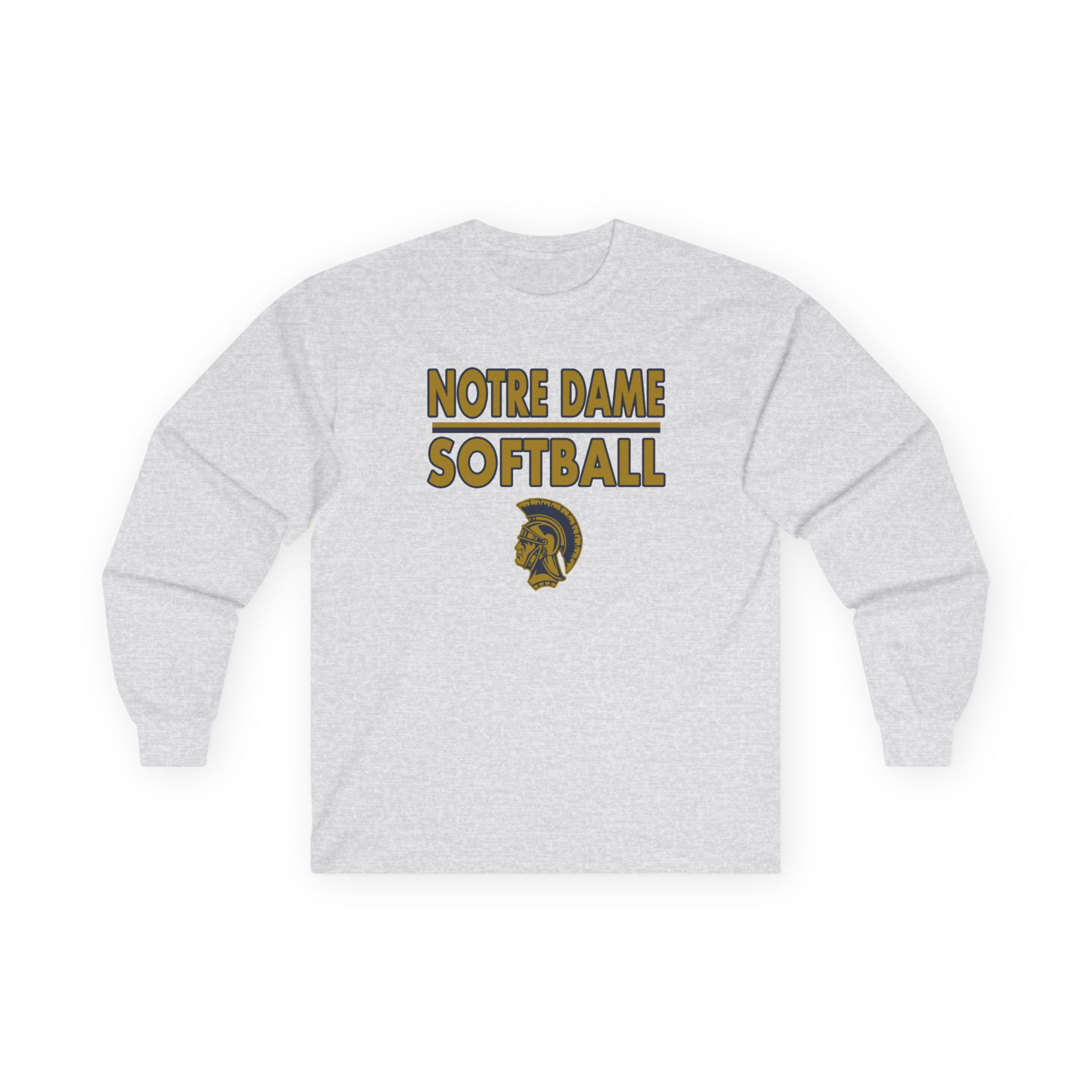 Portsmouth Notre Dame Softball Cotton Long Sleeve Tee