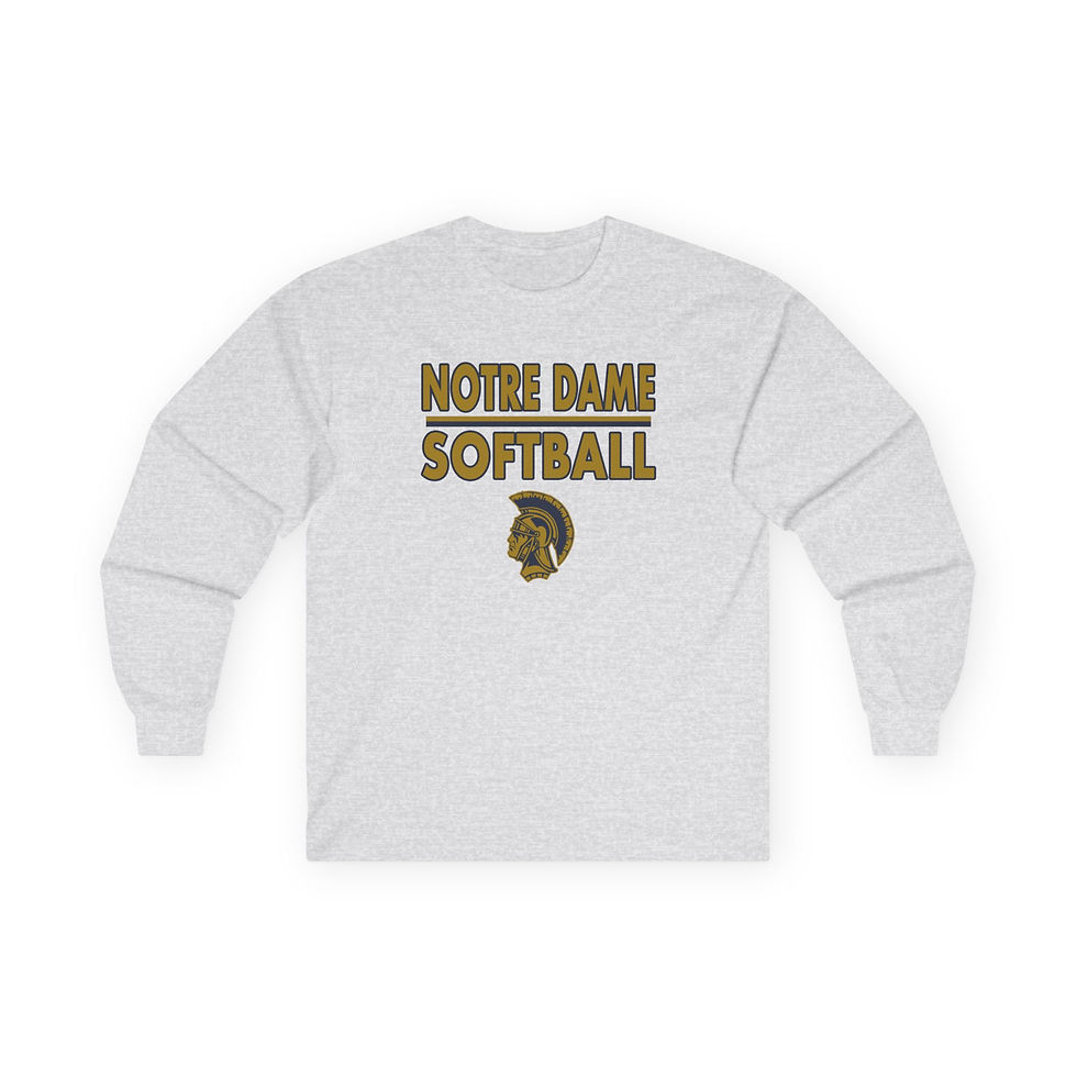 Thumbnail: Portsmouth Notre Dame Track & Field Cotton Long Sleeve Tee