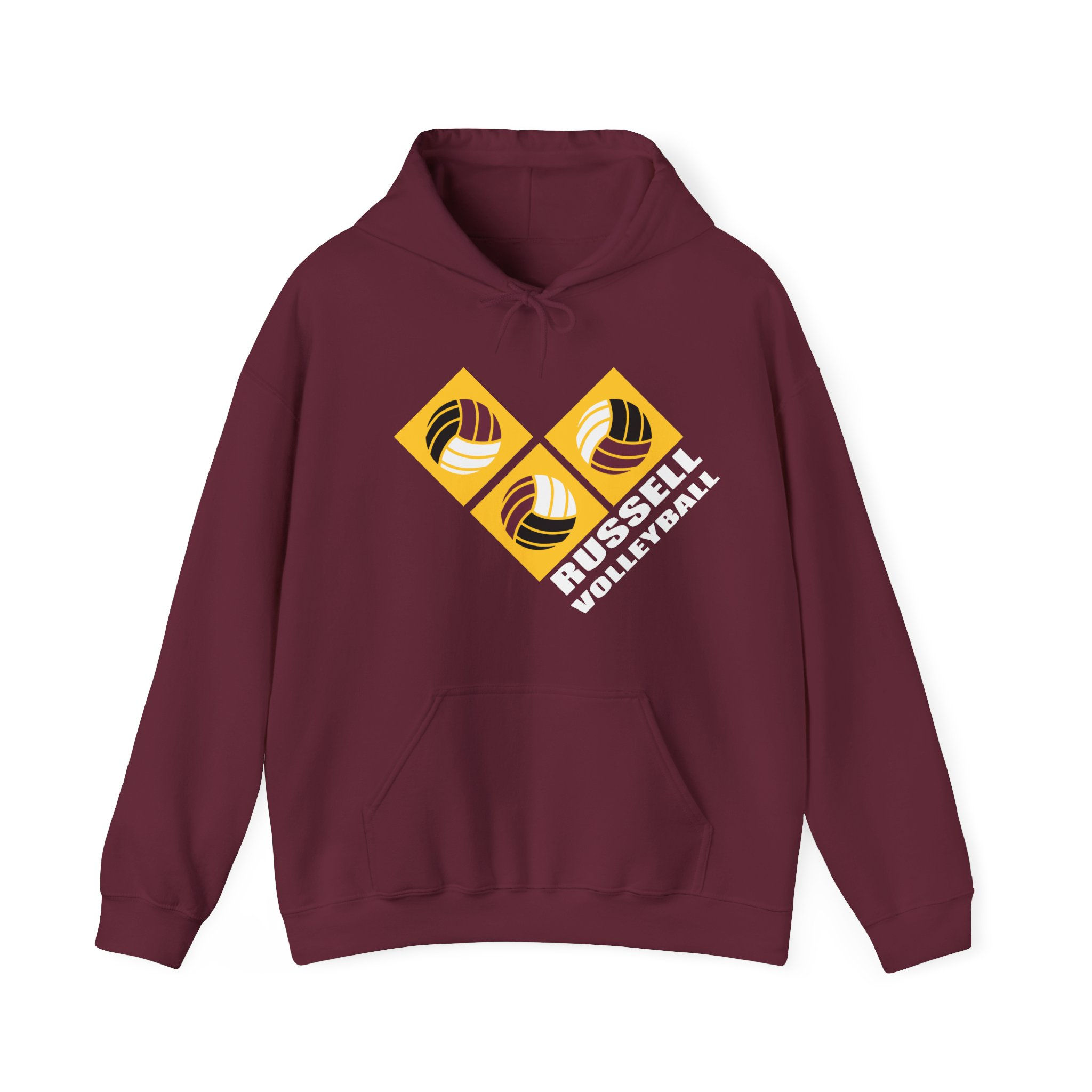 Russell 90's Retro Volleyball Hoodie