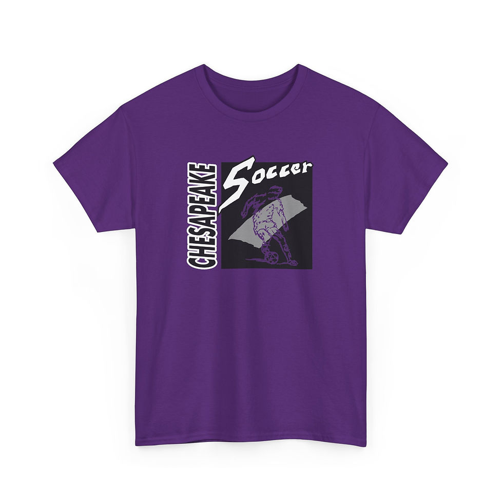 Thumbnail: Chesapeake 90's Retro Soccer Cotton T-Shirt