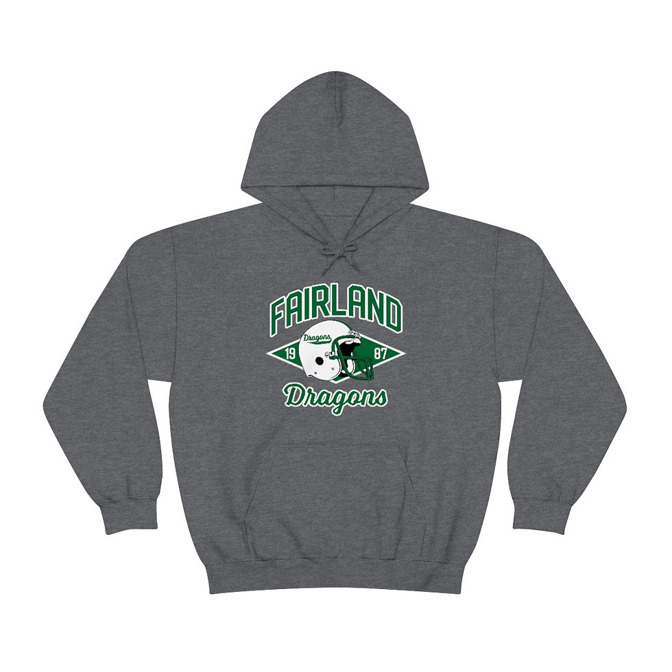 1987 Fairland Dragons Helmet Hoodie