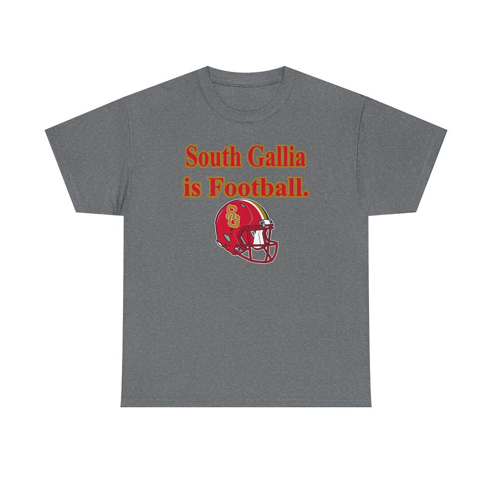 South Gallia is Football. Cotton T-Shirt