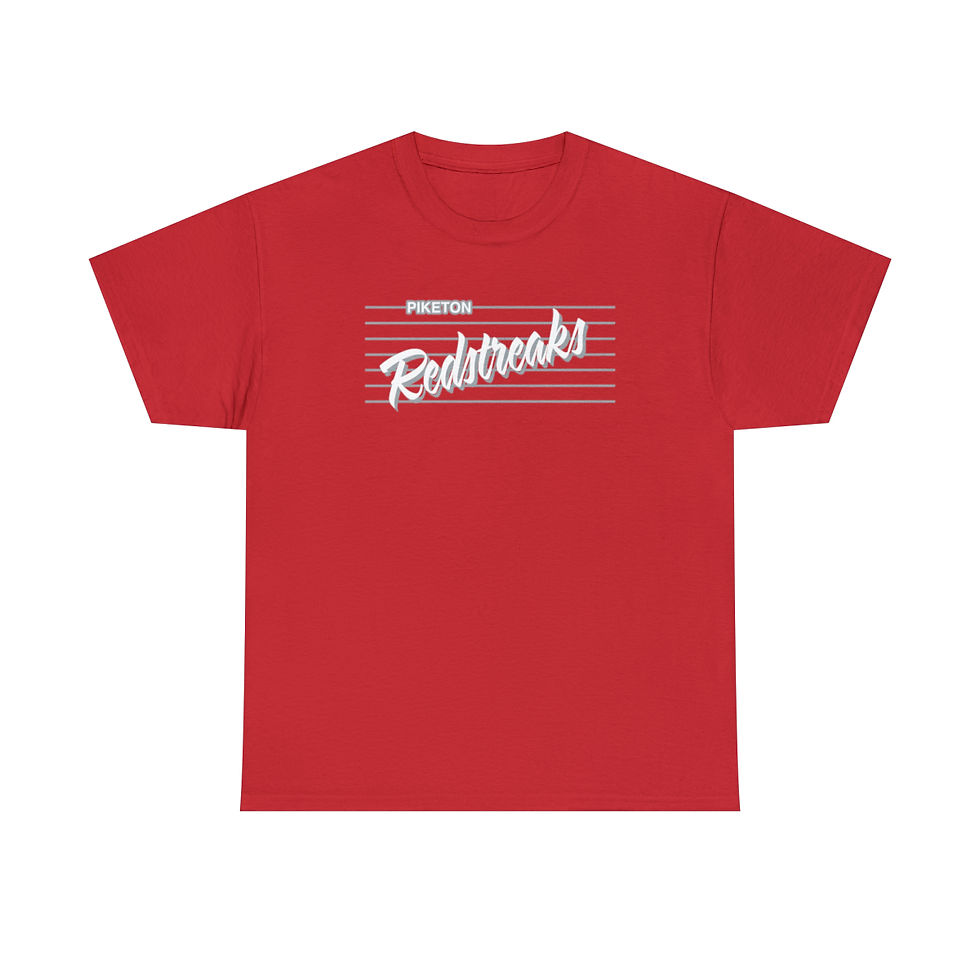 Piketon Redstreaks Script Cotton T-Shirt