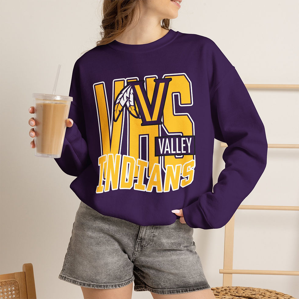 Thumbnail: Lucasville Valley 90's Retro Crewneck Sweatshirt