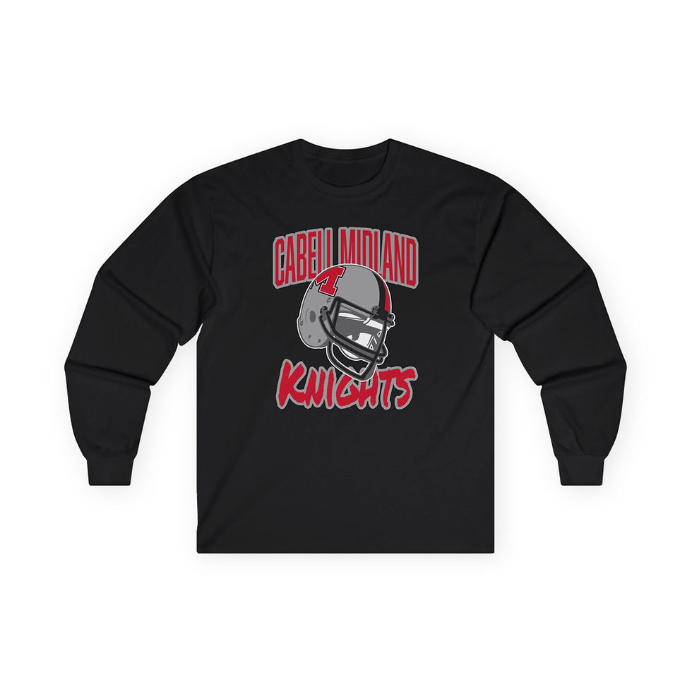 Thumbnail: CMHS Knights Triple Option Cotton Long Sleeve Tee