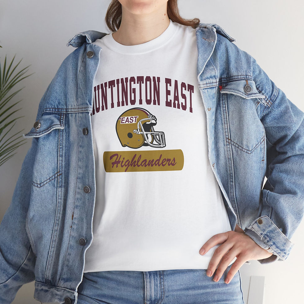 Thumbnail: Huntington East Highlanders (1980's) Cotton T-Shirt