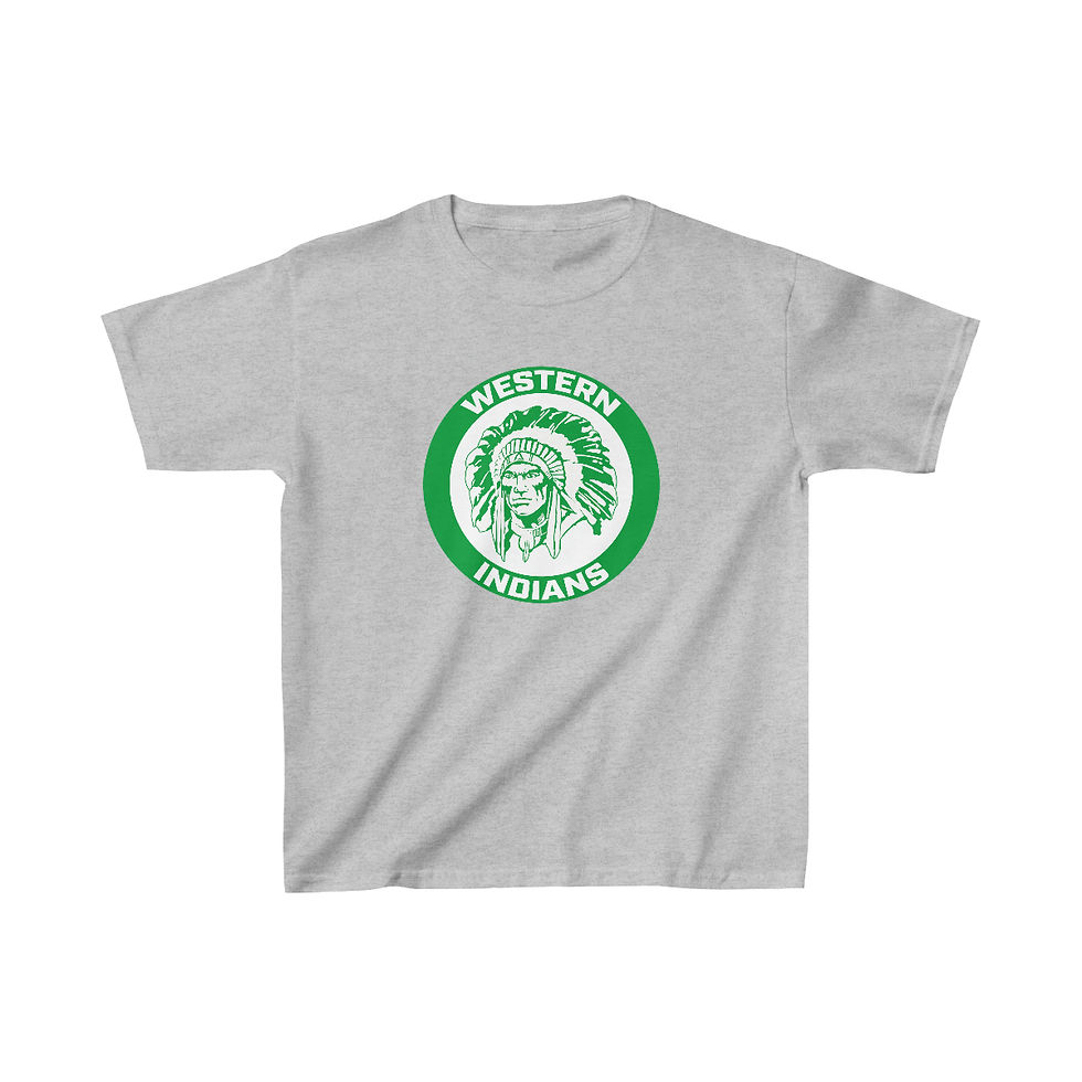 Western Indians Bullseye Kids T-Shirt