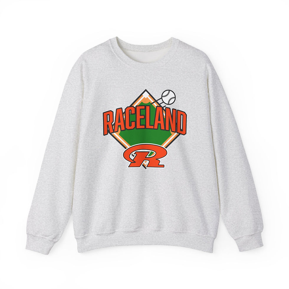 Thumbnail: Raceland 90's Baseball Diamond Crewneck Sweatshirt