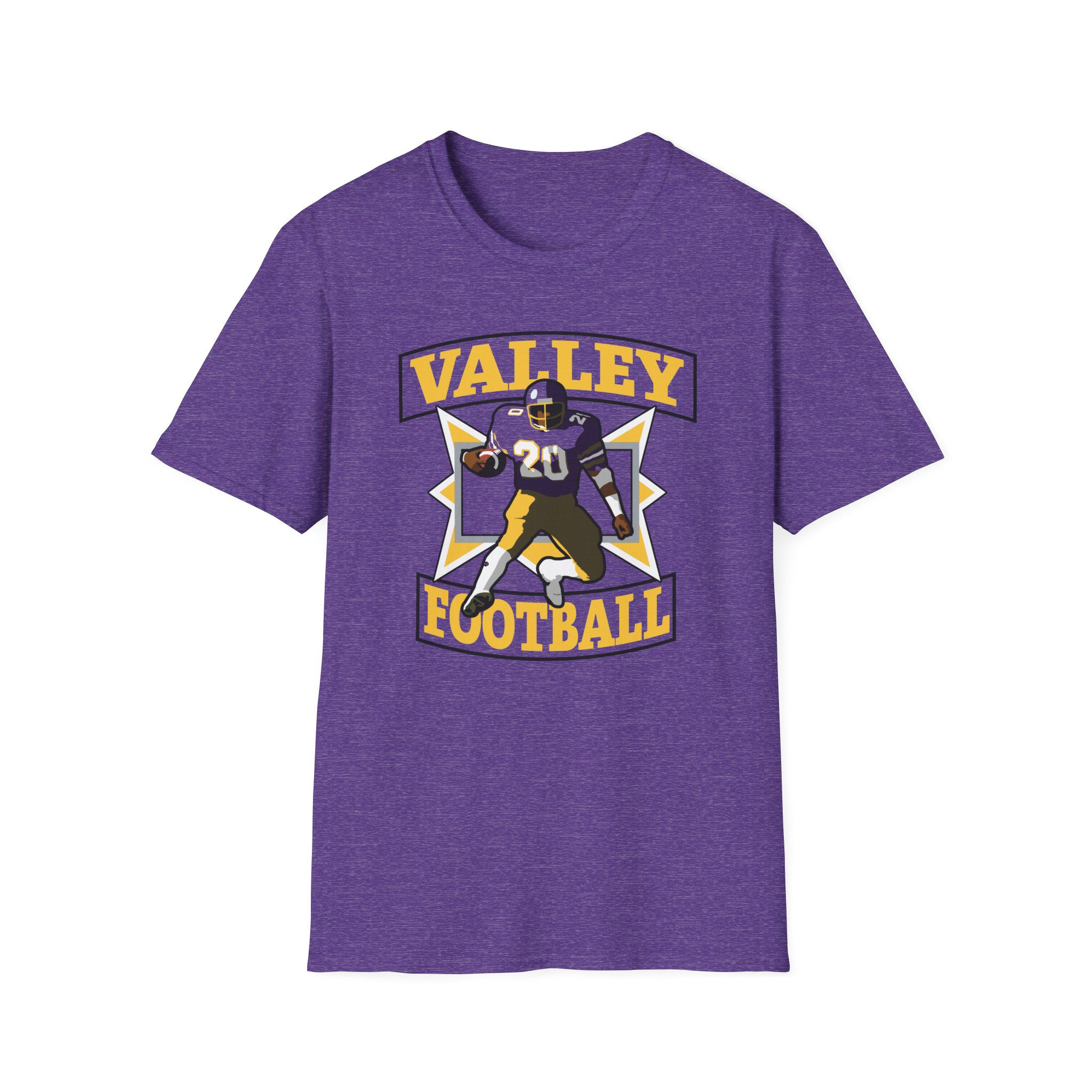 Lucasville Valley 80's Retro Football Softstyle T-Shirt