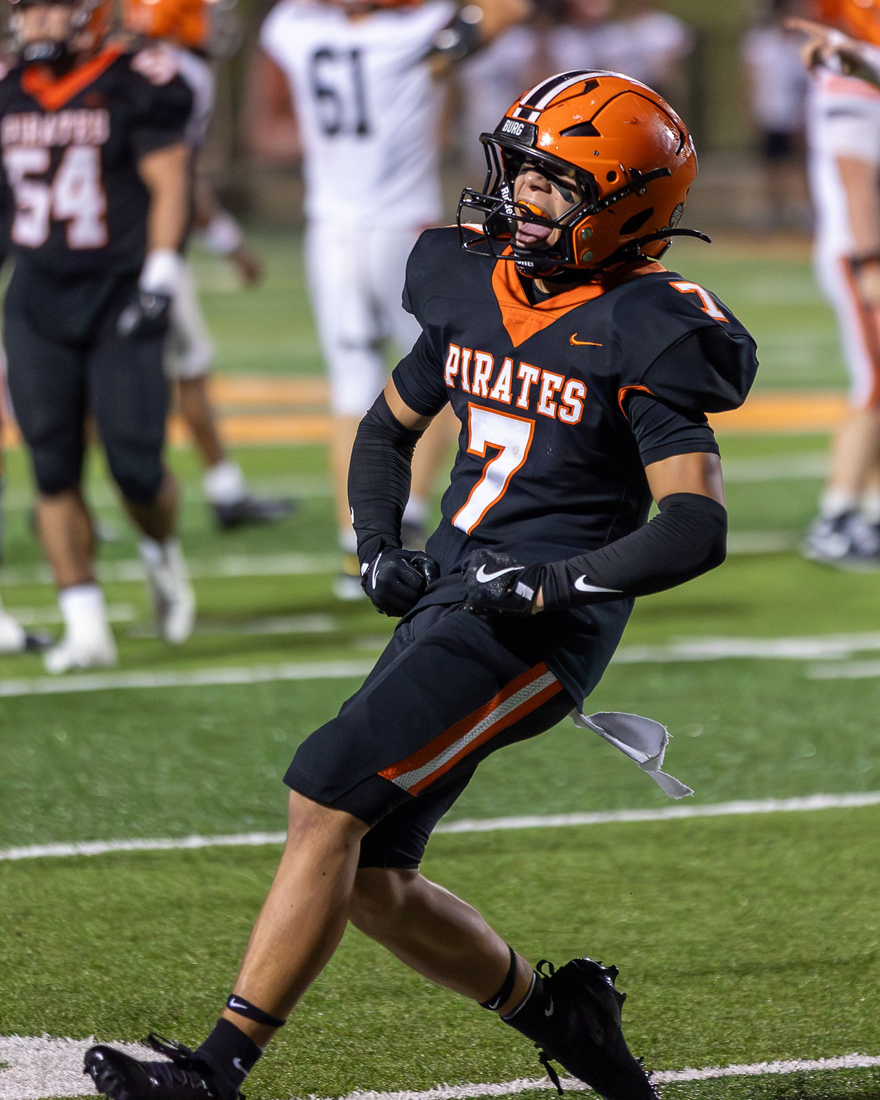 Junior DB Jay King (Photo by Jeremy Holtzapfel)