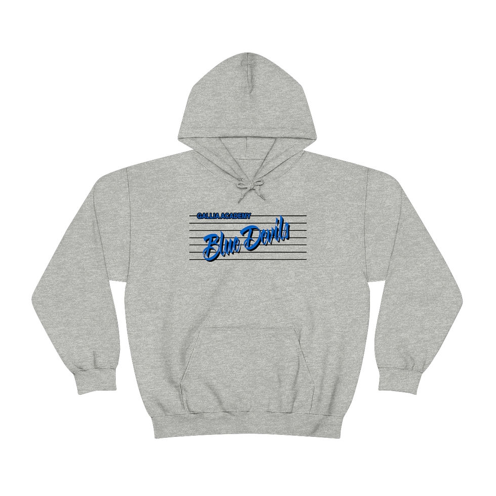 Gallia Academy Blue Devils Script Hoodie