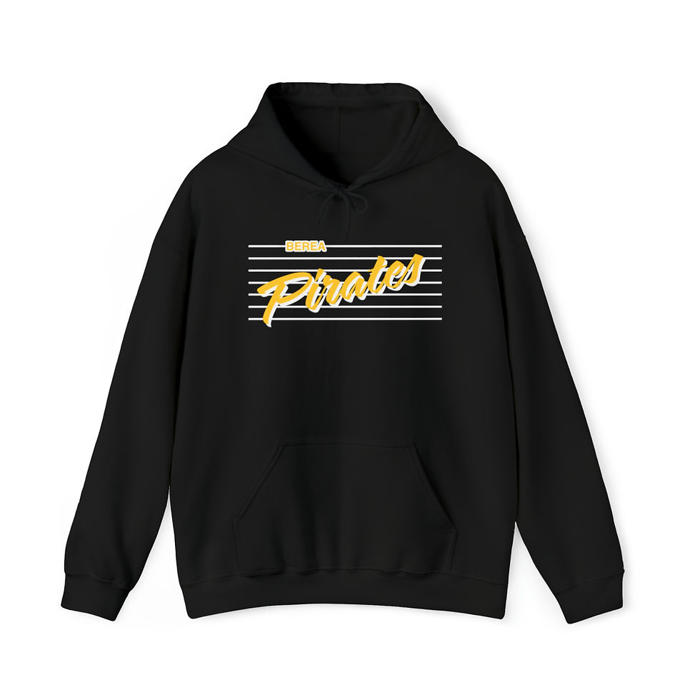 Berea Pirates Script Hoodie