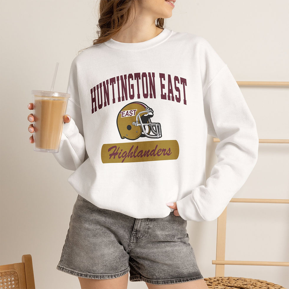 Thumbnail: Huntington East Highlanders (1980's) Crewneck Sweatshirt