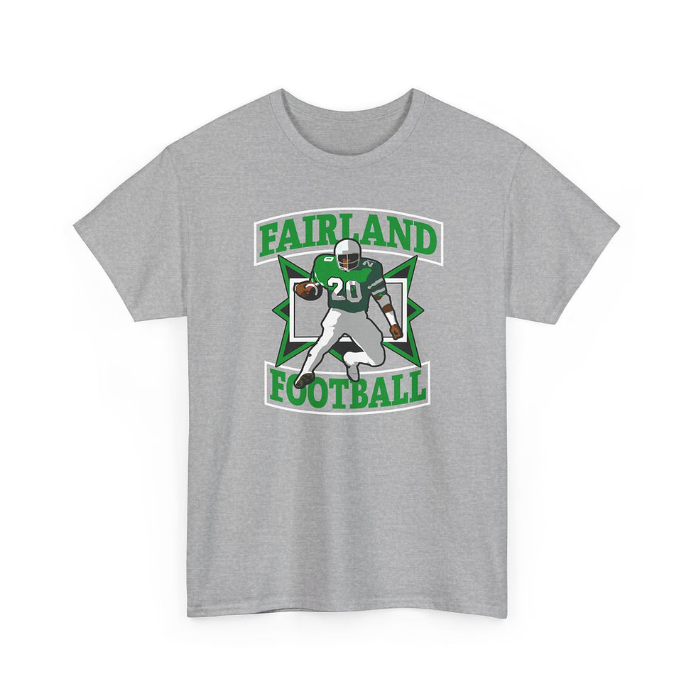 Thumbnail: Fairland 80's Retro Football Cotton T-Shirt