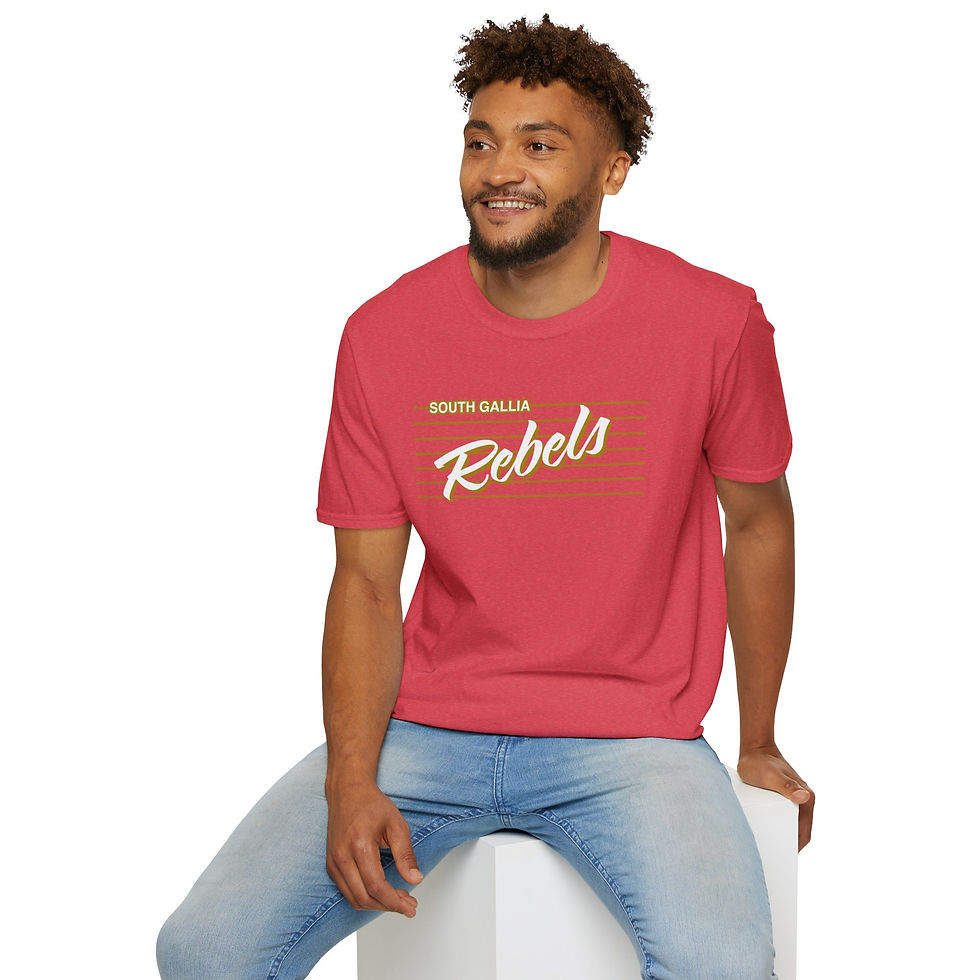 Thumbnail: South Gallia Rebels Script Softstyle T-Shirt