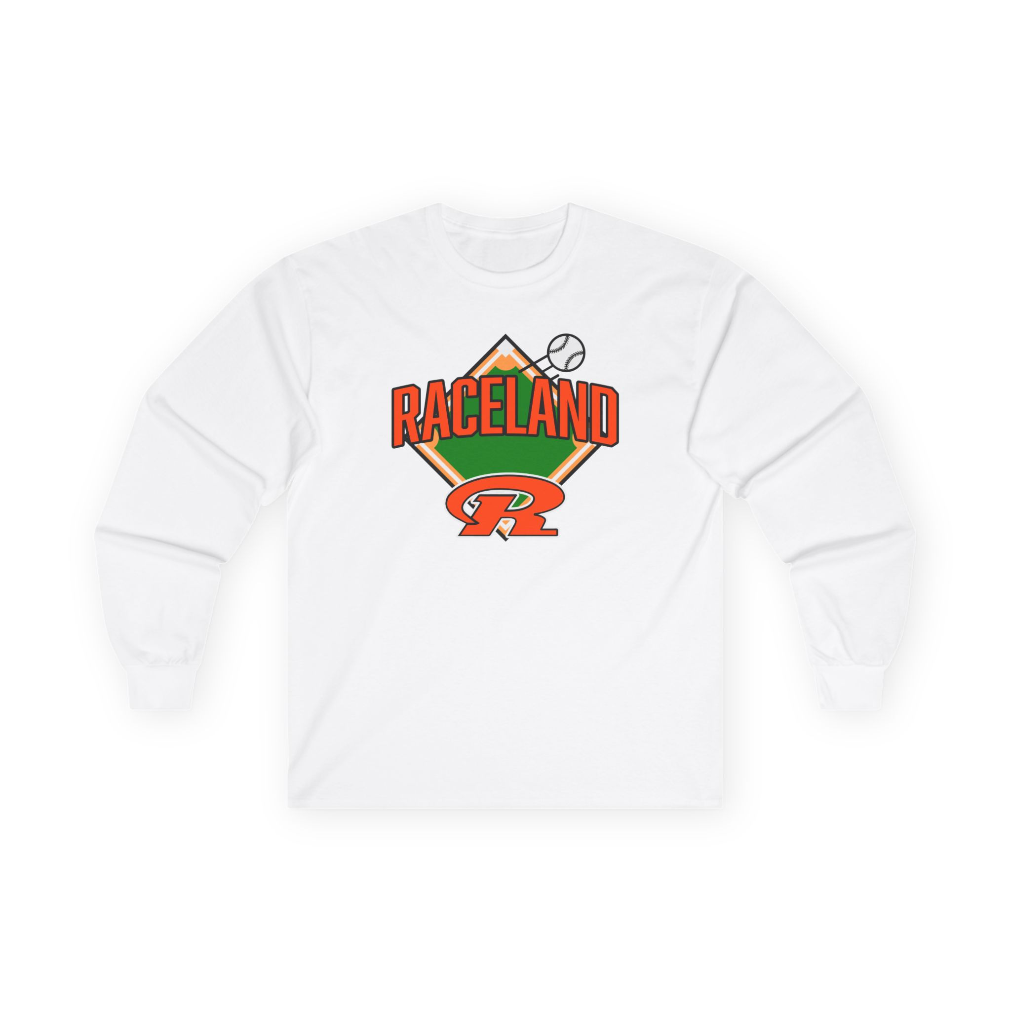 Raceland 90's Softball Diamond Long Sleeve Tee