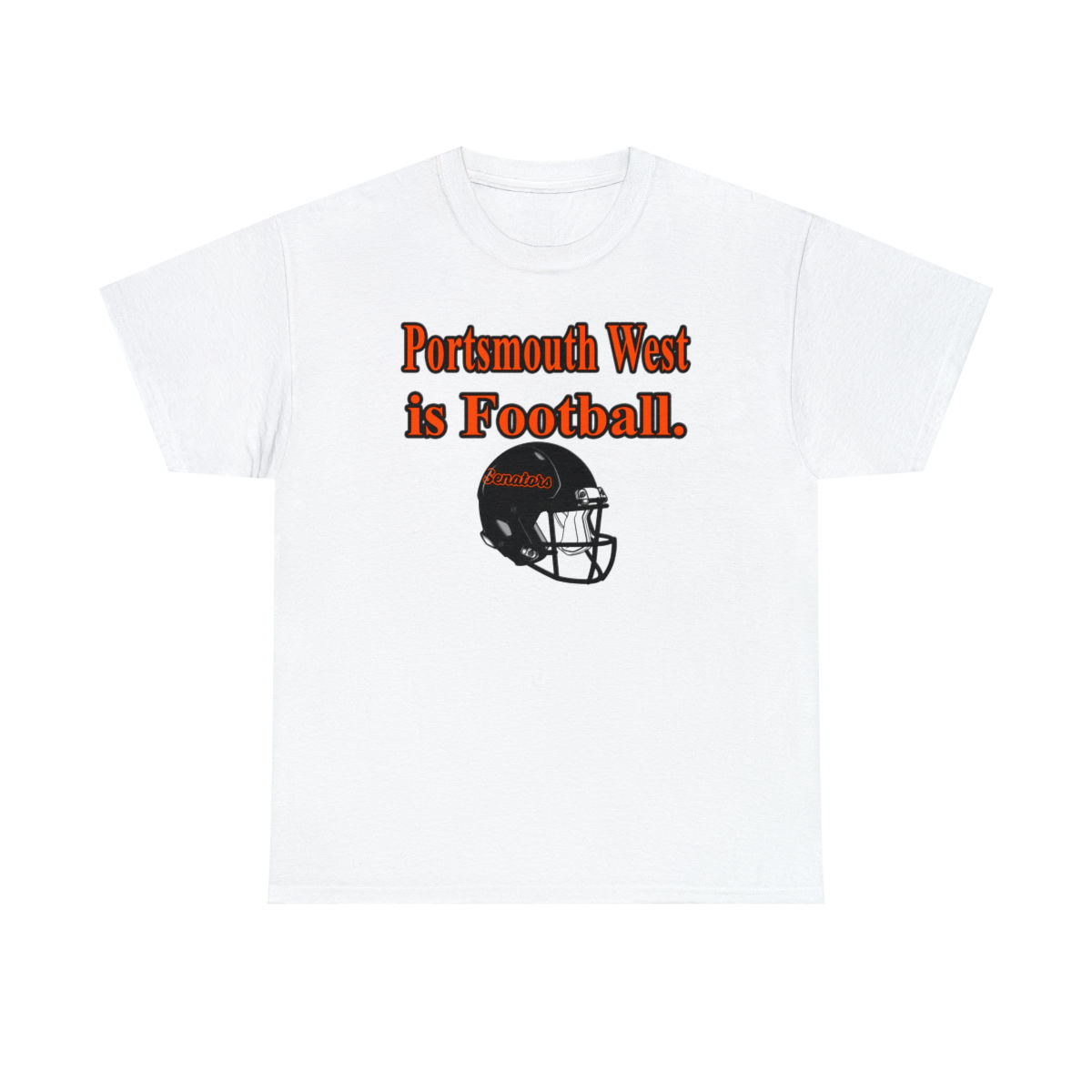 Portsmouth West is Football. Cotton T-Shirt