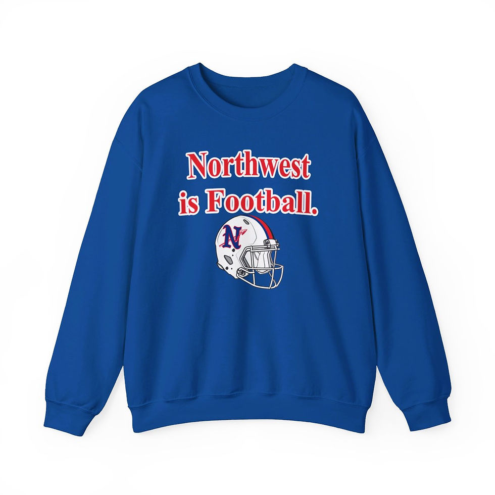 Northwest is Football. Crewneck Sweatshirt