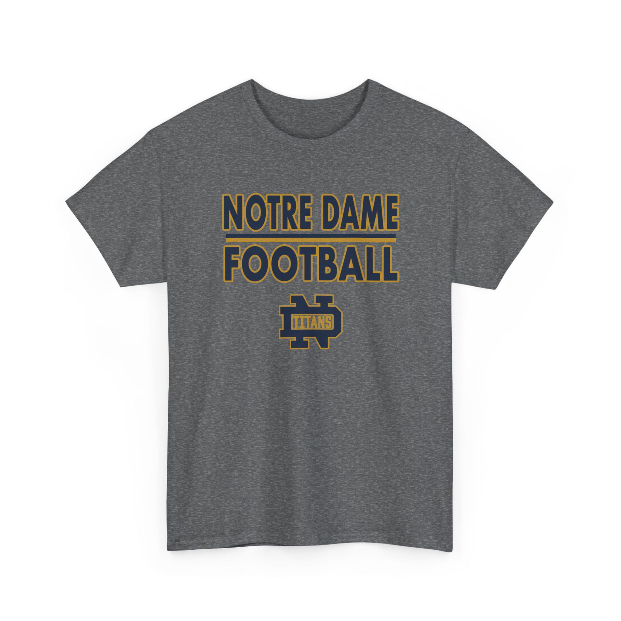 Portsmouth Notre Dame Football Cotton T-Shirt