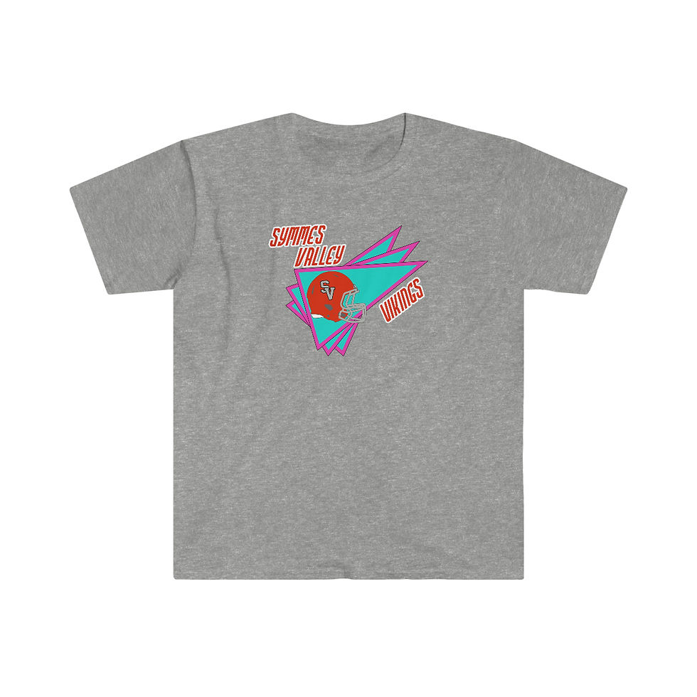 Thumbnail: Symmes Valley Football 80's Pennant Softstyle T-Shirt