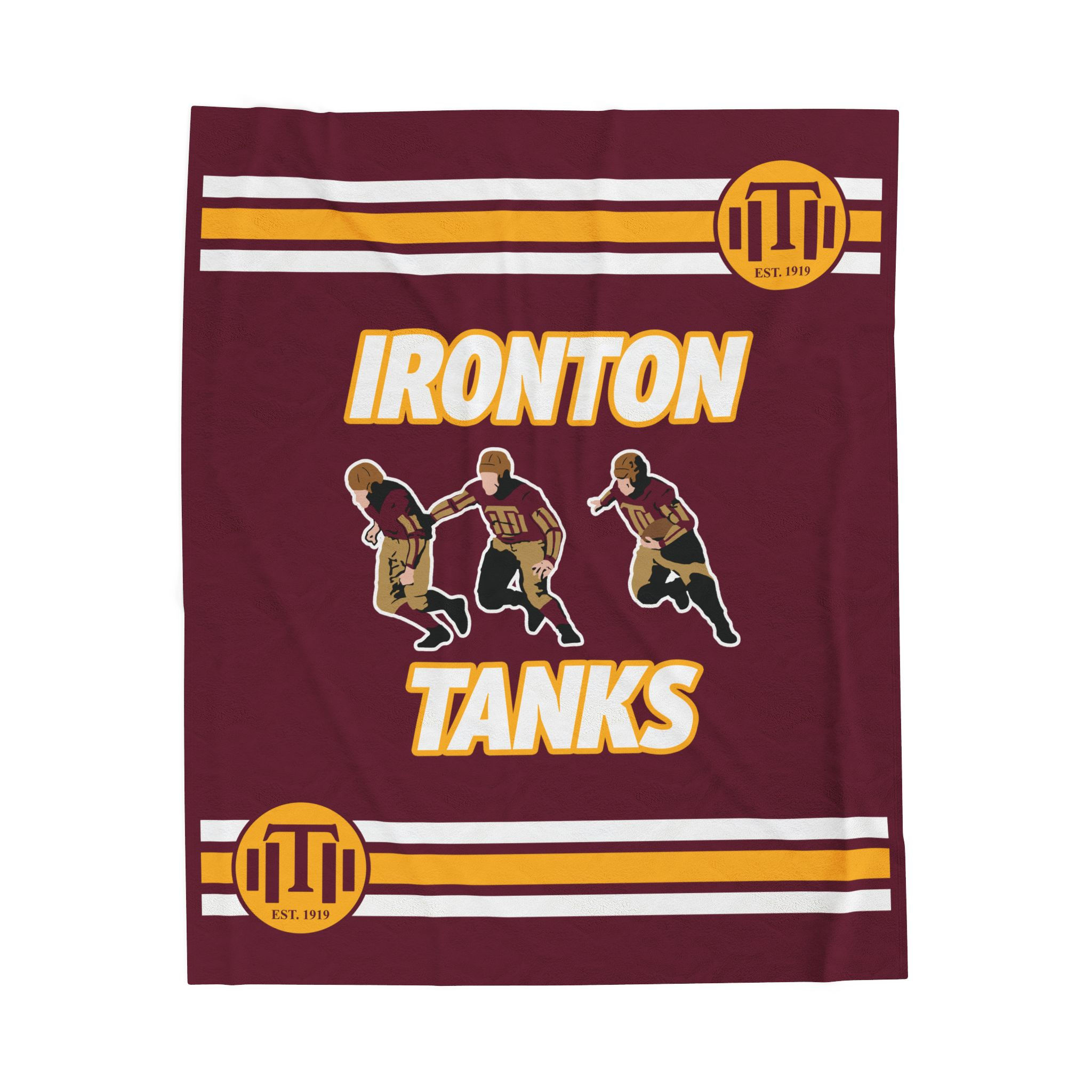 Ironton Tanks Players Velveteen Plush Blanket