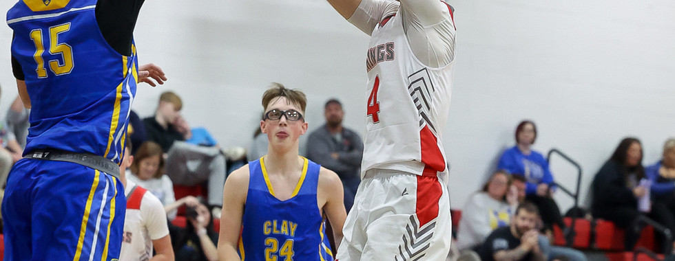 Portsmouth Clay at Symmes Valley - HS Boys Basketball (Photo by Josh Wilson)